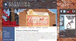 Desktop Screenshot of petalumadowntown.com